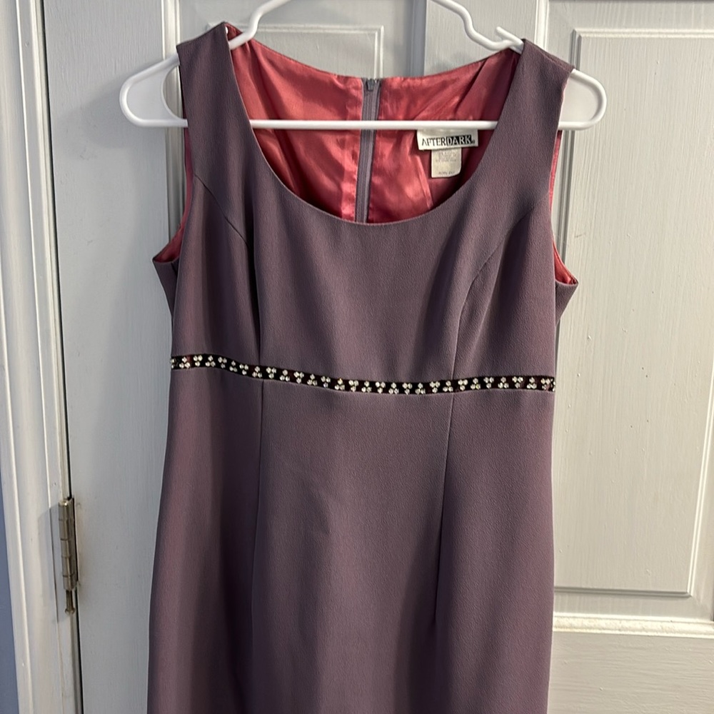 Vintage Purple “After Dark” Formal Dress with Removable Jacket